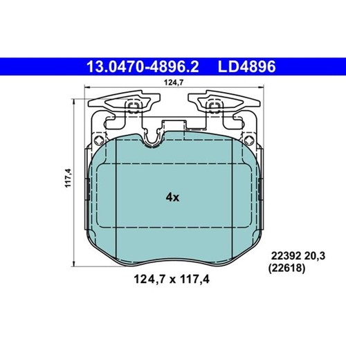Ate 0470 4896 kit - 13.0470-4896.2,