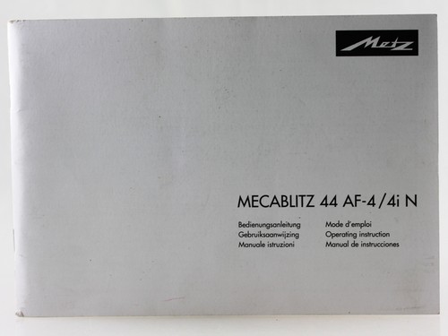 Manuale istruzioni metz - manuale,